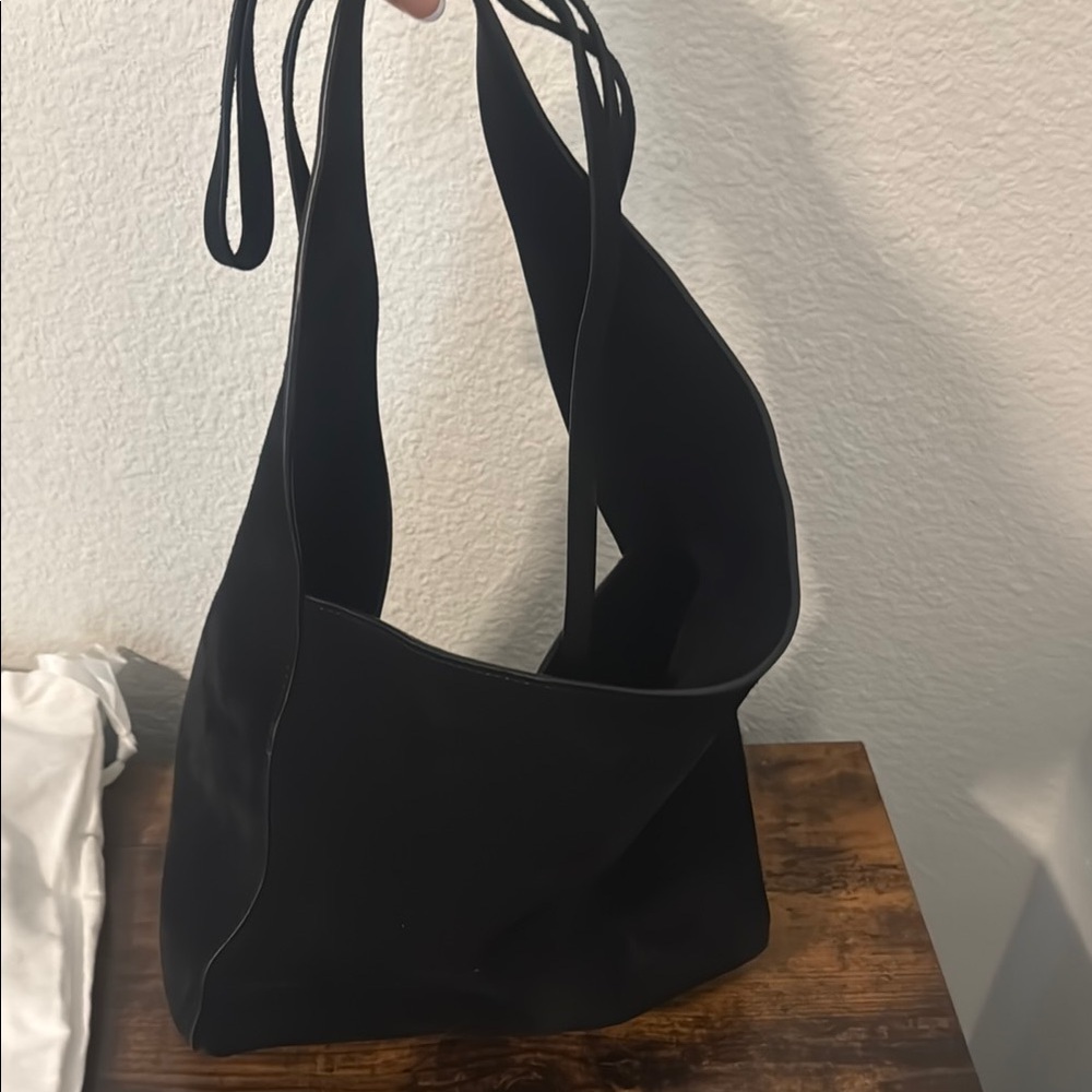 Reformation Black Hobo Bag with Slouchy Crescent Shape